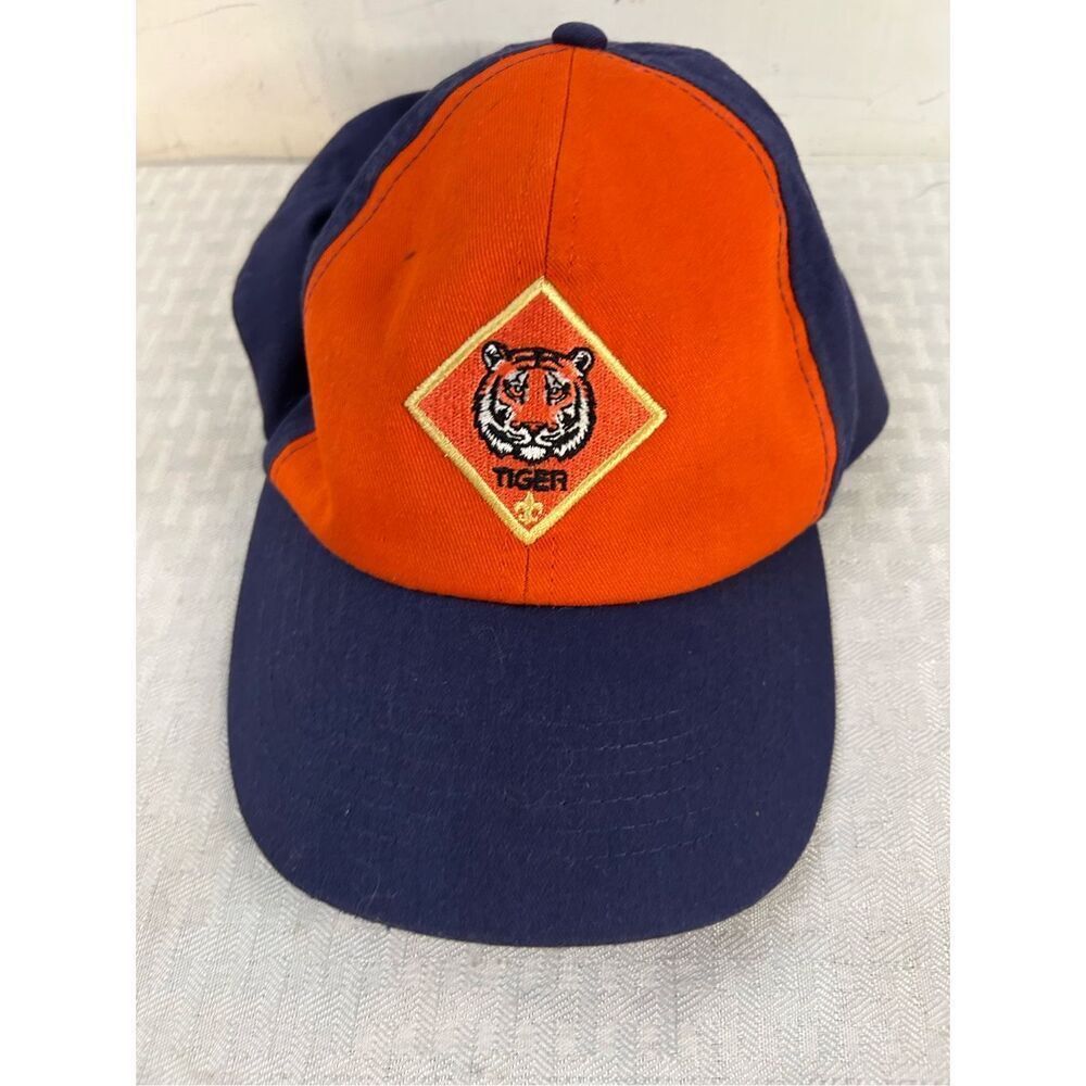 BSA Boy Scout baseball cap‎ cub scouts hat tiger navy orange